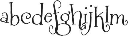Henparty Serif otf (400) Font UPPERCASE