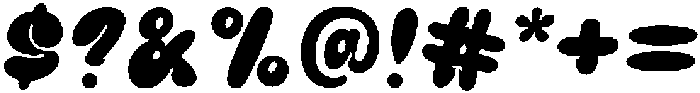 Henry Bubble Regular otf (400) Font OTHER CHARS