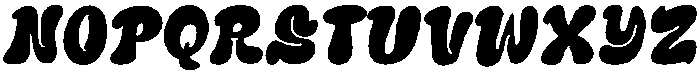 Henry Bubble Regular otf (400) Font UPPERCASE