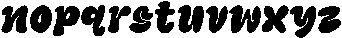 Henry Bubble Regular otf (400) Font LOWERCASE