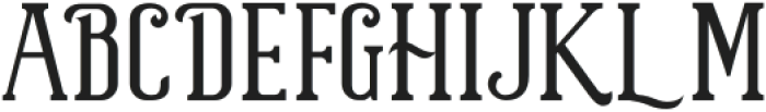 Hensoca-Regular otf (400) Font UPPERCASE