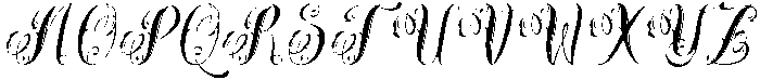 Hentagie Italic otf (400) Font UPPERCASE