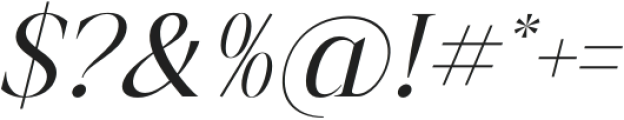 Heqra Italic Italic otf (400) Font OTHER CHARS