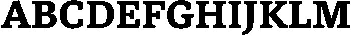 Herald News Bold Bold otf (700) Font UPPERCASE