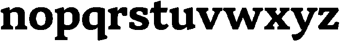 Herald News Bold Bold otf (700) Font LOWERCASE