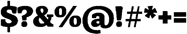 Herald News ExtraBold otf (700) Font OTHER CHARS