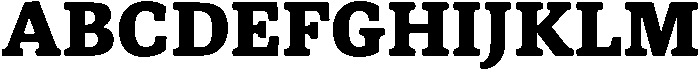 Herald News ExtraBold otf (700) Font UPPERCASE