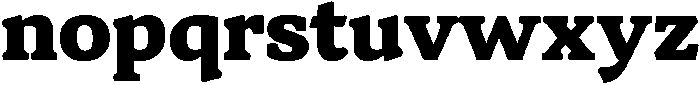 Herald News ExtraBold otf (700) Font LOWERCASE