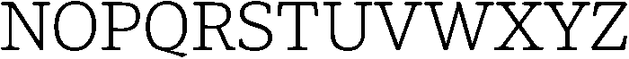 Herald News Light otf (300) Font UPPERCASE