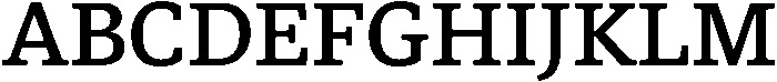 Herald News Medium otf (500) Font UPPERCASE