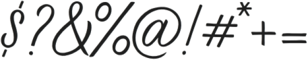 Herb Garden Script Regular otf (400) Font OTHER CHARS