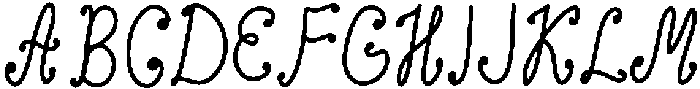Herbarium Hand Regular otf (400) Font UPPERCASE