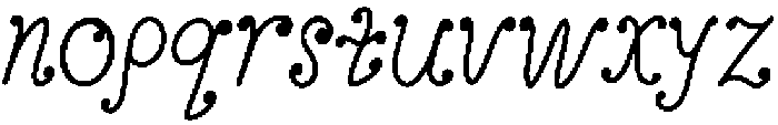 Herbarium Hand Regular otf (400) Font LOWERCASE
