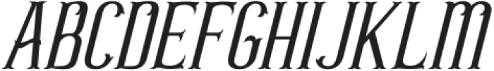 Hercules Italic otf (400) Font UPPERCASE