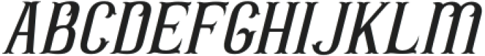 Hercules Italic otf (400) Font LOWERCASE