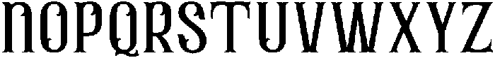 Hercules otf (400) Font LOWERCASE