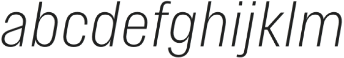 Herd ExtraLight Italic otf (200) Font LOWERCASE