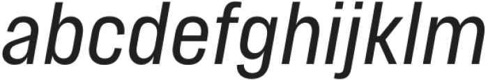 Herd Italic otf (400) Font LOWERCASE