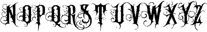 Heretic EndCaps ttf (400) Font UPPERCASE