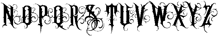Heretic EndCaps ttf (400) Font LOWERCASE