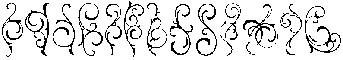 Heretic Ornaments ttf (400) Font UPPERCASE