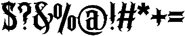 Heretic Ornate ttf (400) Font OTHER CHARS
