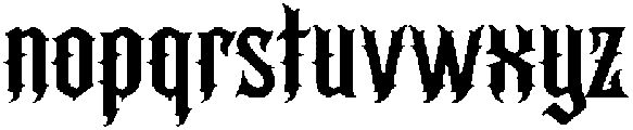 Heretic Ornate ttf (400) Font LOWERCASE