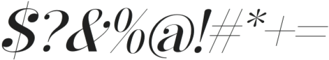 Hergika Italic otf (400) Font OTHER CHARS