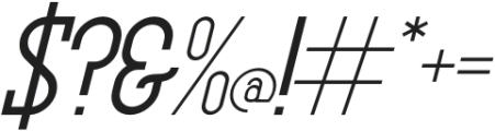 Hergison Italic otf (400) Font OTHER CHARS