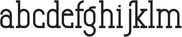 Hergison otf (400) Font LOWERCASE