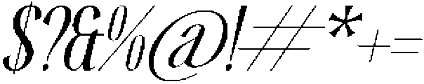 Heritage Milano Italic otf (400) Font OTHER CHARS