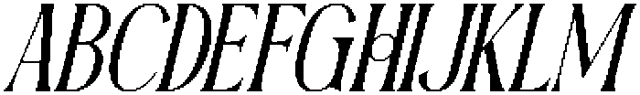 Heritage Milano Italic otf (400) Font UPPERCASE