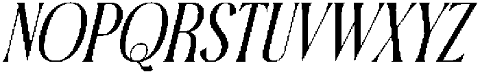 Heritage Milano Italic otf (400) Font UPPERCASE