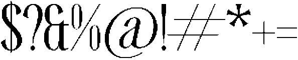 Heritage Milano otf (400) Font OTHER CHARS