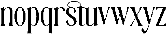 Heritage Milano otf (400) Font LOWERCASE