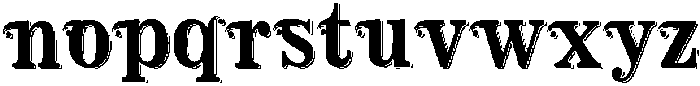Heritage otf (400) Font LOWERCASE