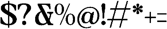 Heritale Aubrey otf (400) Font OTHER CHARS