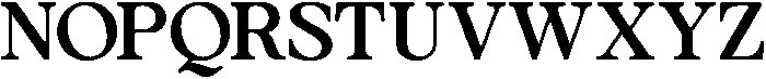 Heritale Aubrey otf (400) Font UPPERCASE