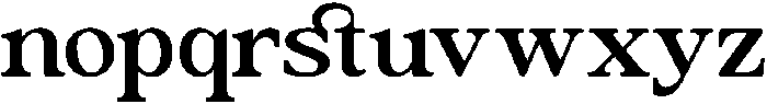 Heritale Aubrey otf (400) Font LOWERCASE