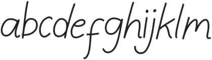 Herline - Sebaris Regular otf (400) Font LOWERCASE
