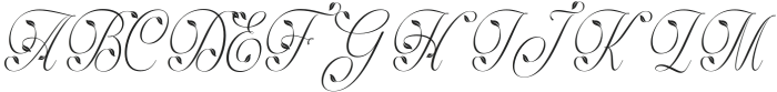 Herlyna-Vine otf (400) Font UPPERCASE