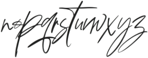 Hermandes Signature Regular otf (400) Font LOWERCASE