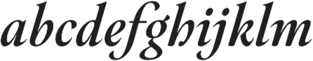 Hermann UltraBold Italic otf (700) Font LOWERCASE