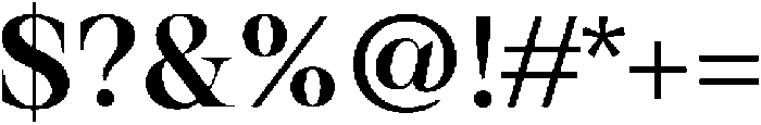 Hermas Bold otf (700) Font OTHER CHARS