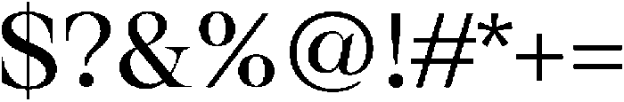 Hermas Medium otf (500) Font OTHER CHARS