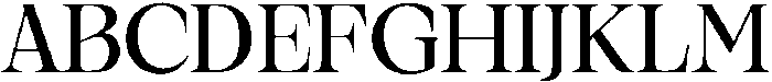 Hermas Medium otf (500) Font UPPERCASE