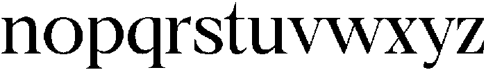 Hermas Medium otf (500) Font LOWERCASE