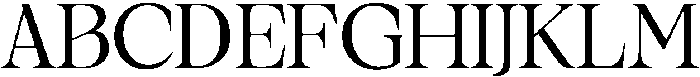 Hermas Regular otf (400) Font UPPERCASE