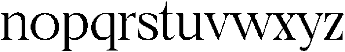 Hermas Regular otf (400) Font LOWERCASE