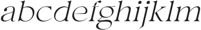 Hermitage Oblique otf (400) Font LOWERCASE
